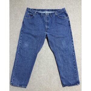 Wrangler Jeans Mens 44x30 Blue Denim Relaxed Fit 9760WDR Comfort Classic Y2k Vtg